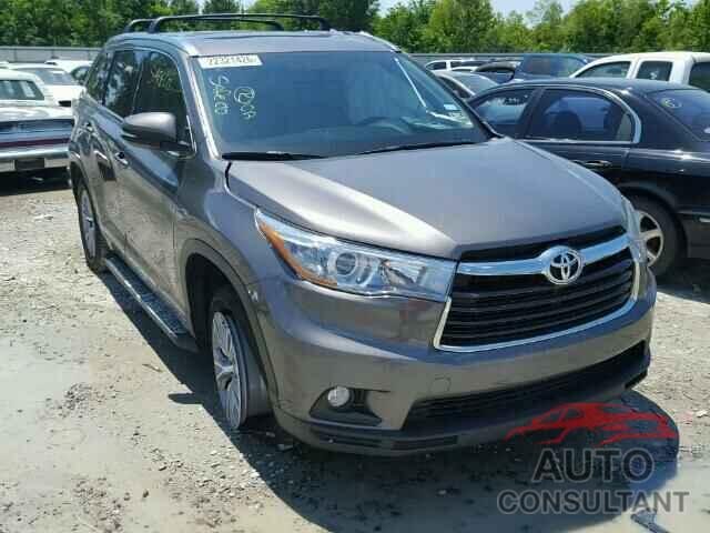 TOYOTA HIGHLANDER 2015 - 5TDKKRFH5FS049639