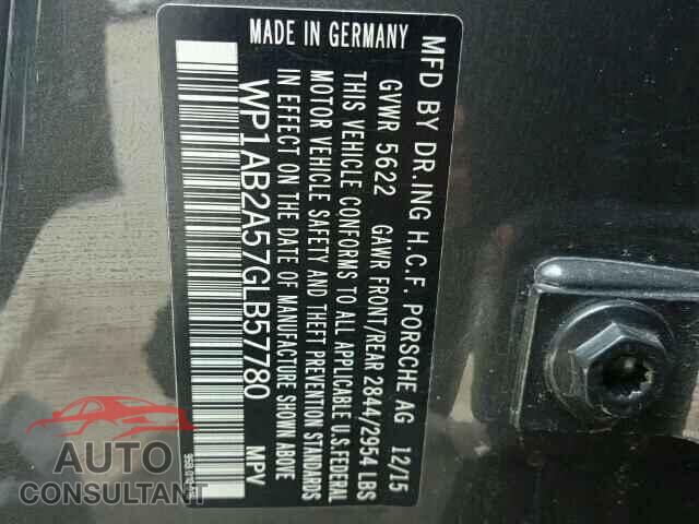 PORSCHE MACAN 2016 - WP1AB2A57GLB57780