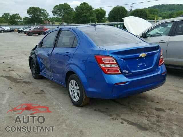 CHEVROLET SONIC 2017 - 1G1JB5SH4H4132786