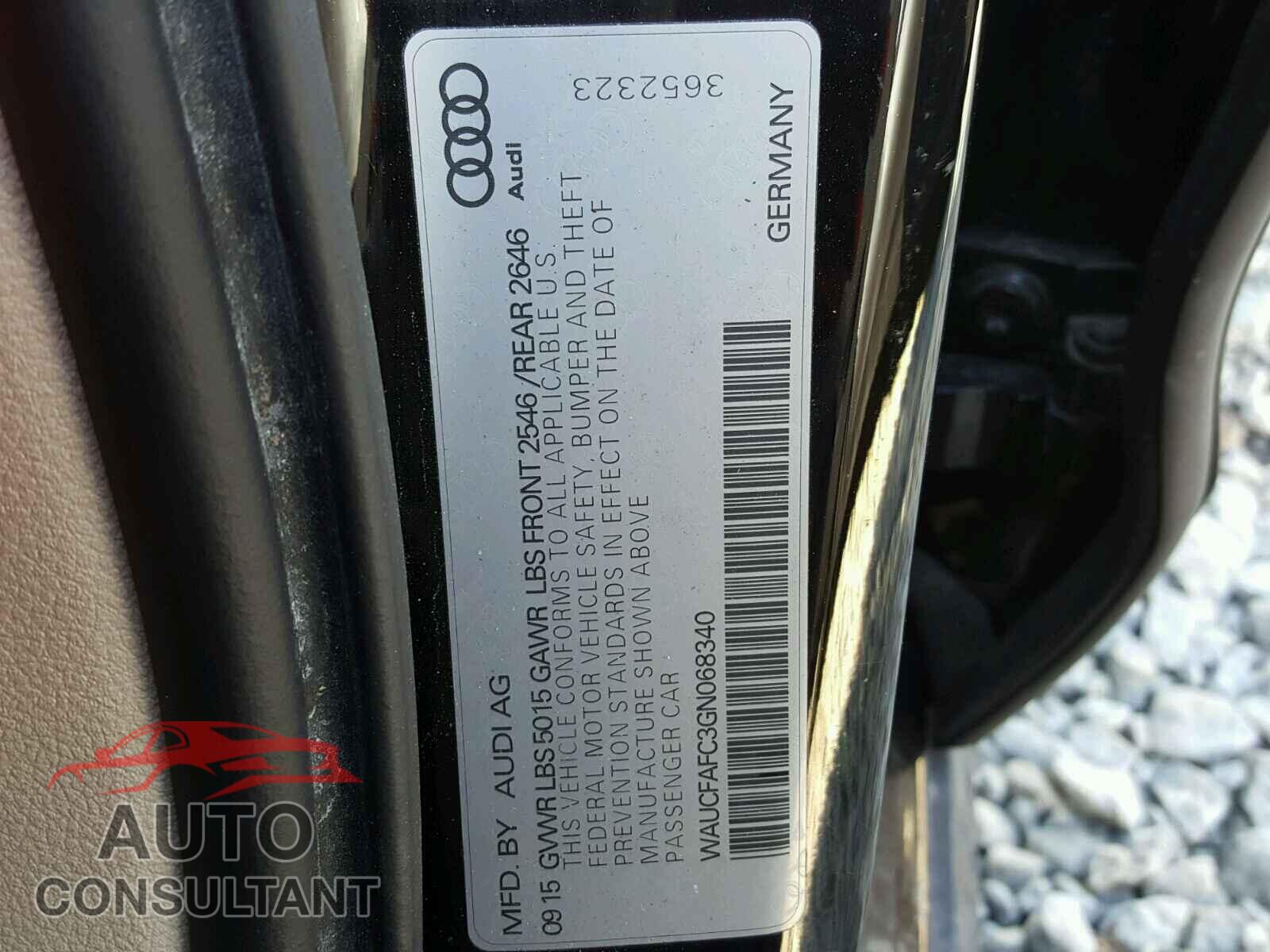 AUDI A6 2016 - WAUCFAFC3GN068340