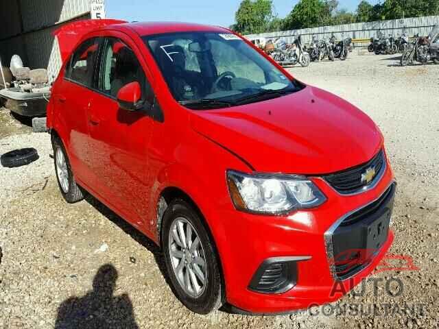 CHEVROLET SONIC 2017 - 1G1JD5SH2H4100249