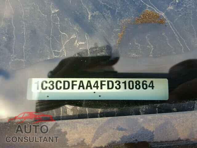 DODGE DART 2015 - 1C3CDFAA4FD310864