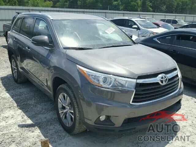 TOYOTA HIGHLANDER 2015 - 5TDKKRFH9FS110264
