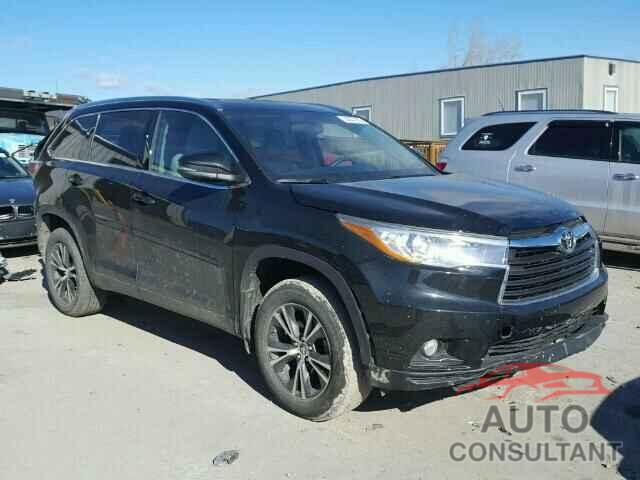 TOYOTA HIGHLANDER 2016 - 5TDJKRFH8GS225046
