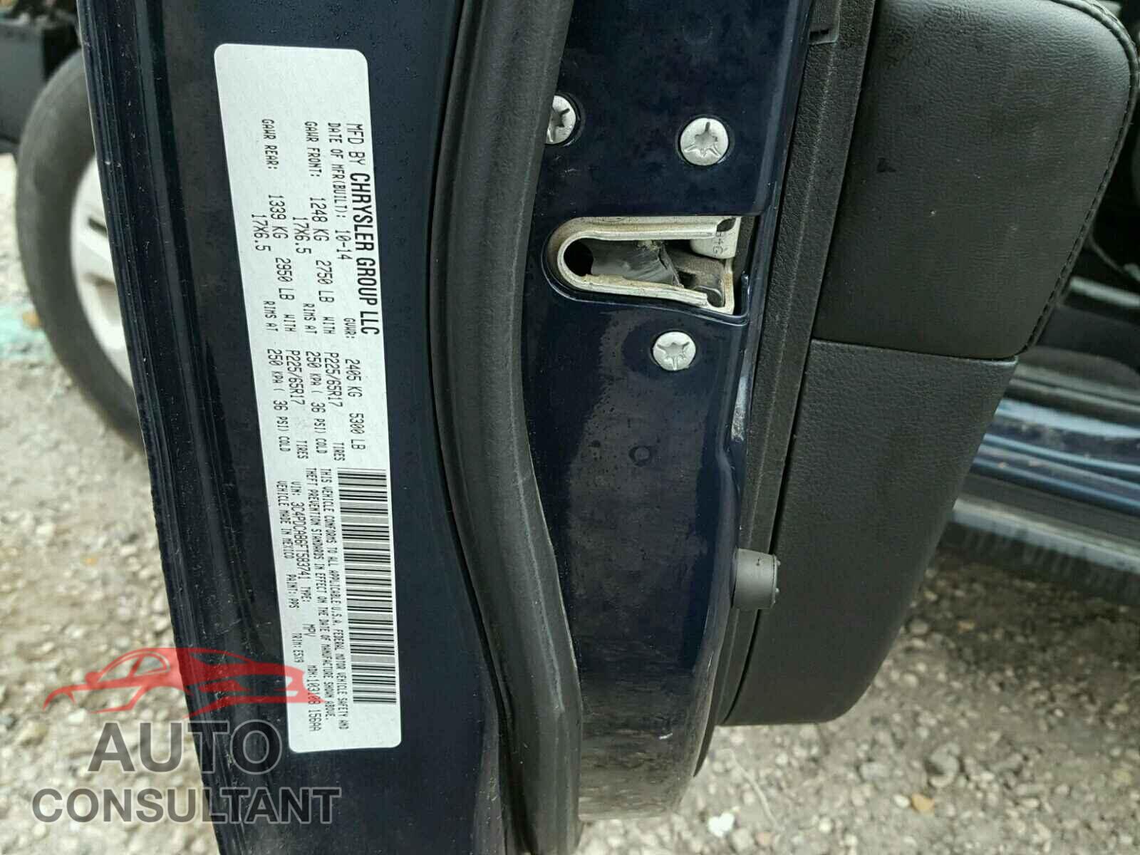 DODGE JOURNEY 2015 - 3C4PDCAB6FT583741