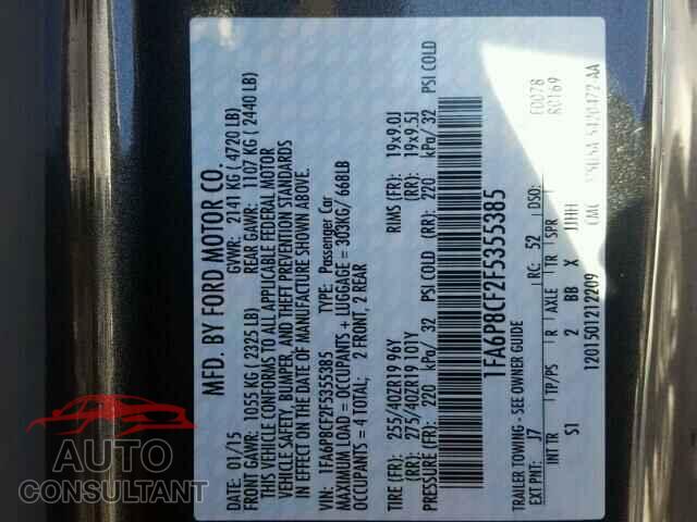 FORD MUSTANG 2015 - 1FA6P8CF2F5355385