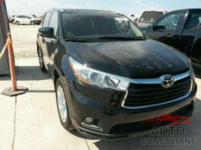 TOYOTA HIGHLANDER 2015 - 5TDDKRFH6FS101885