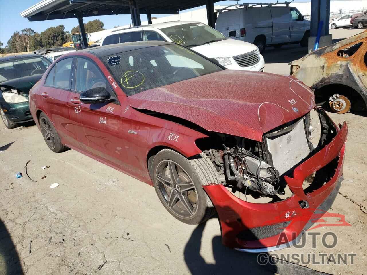 MERCEDES-BENZ C-CLASS 2017 - 55SWF6EB6HU215240