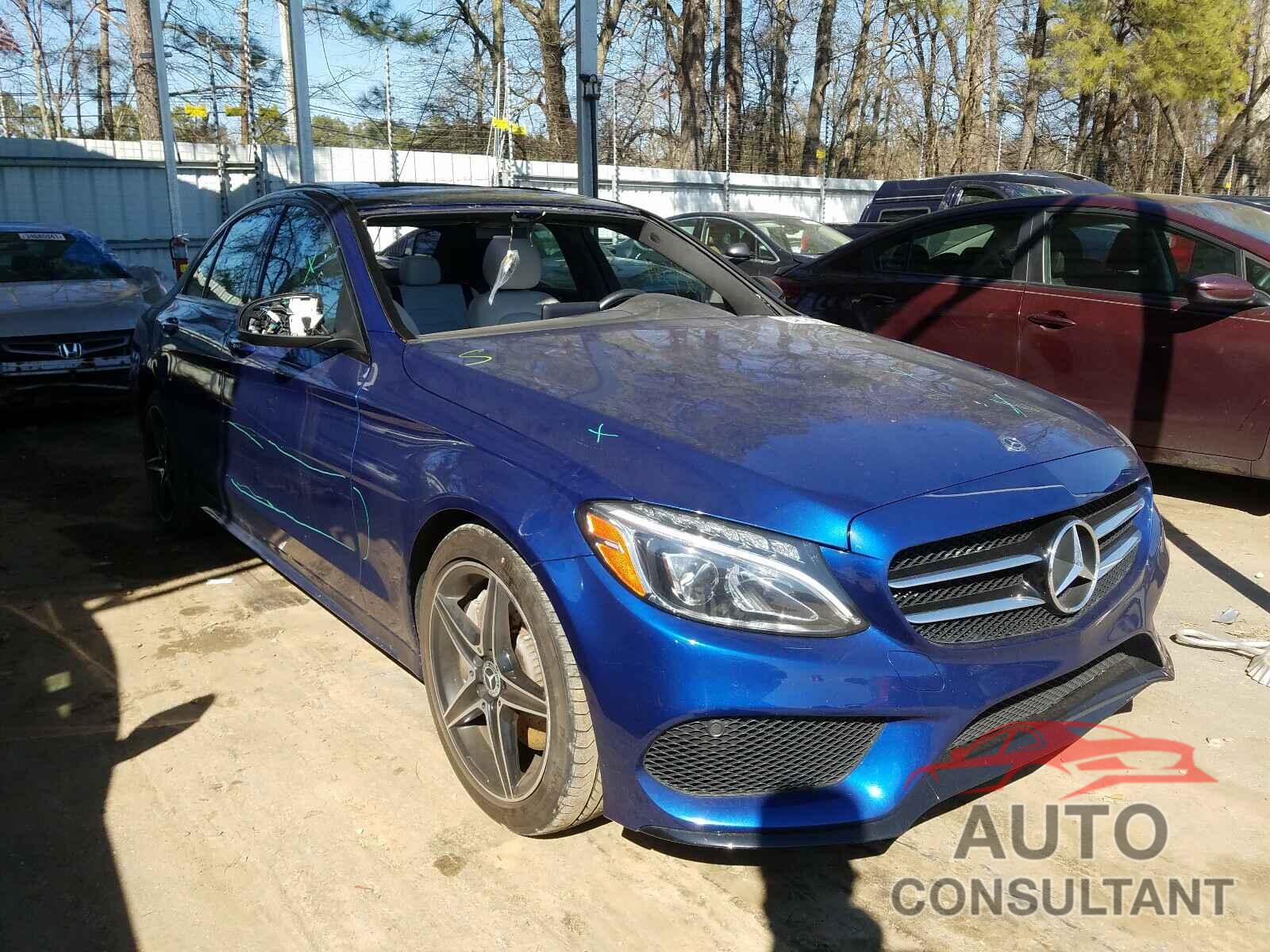 MERCEDES-BENZ C CLASS 2018 - WDDWF4JB4JR348676