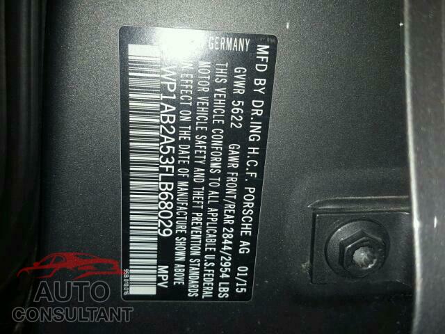 PORSCHE MACAN 2015 - WP1AB2A53FLB68029