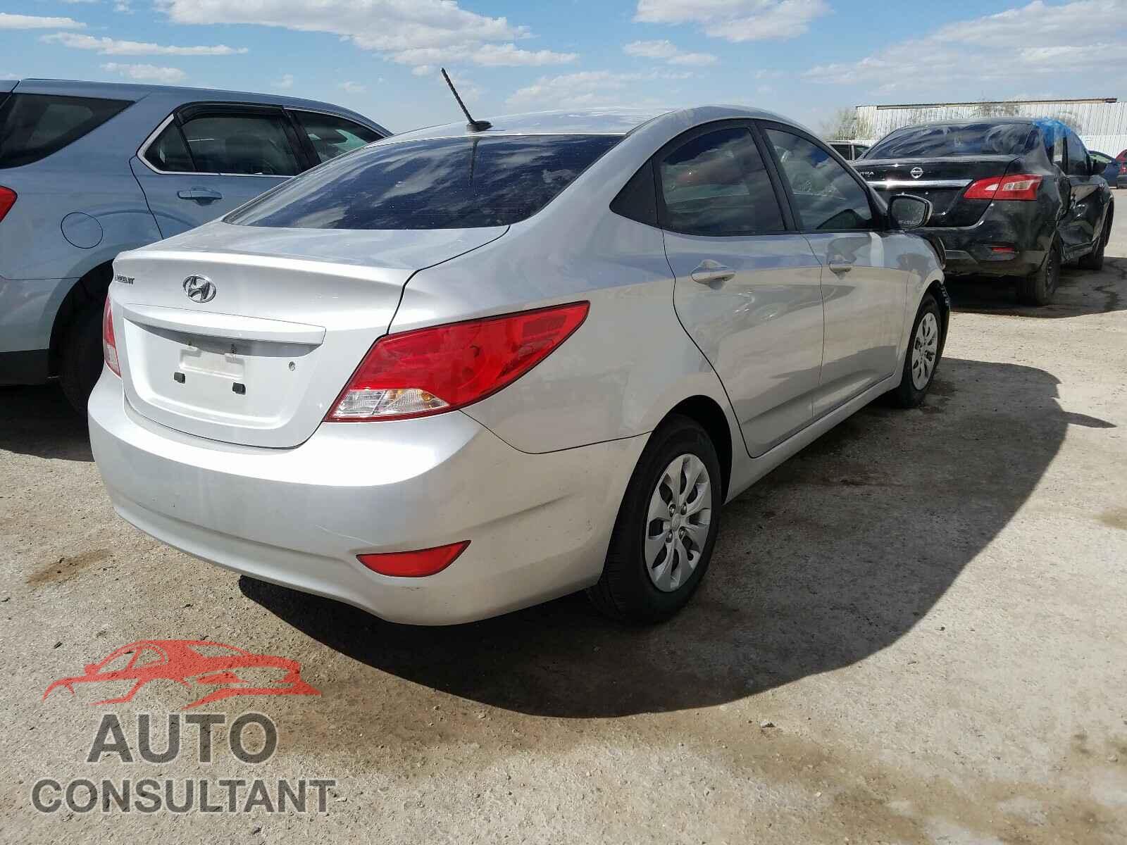 HYUNDAI ACCENT 2017 - KMHCT4AEXHU202463