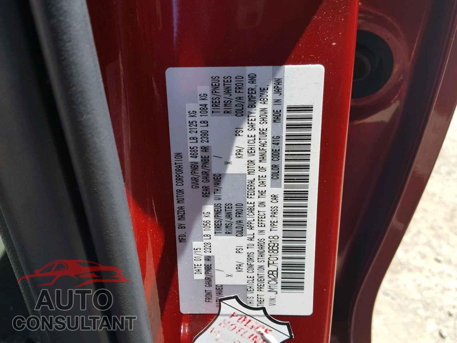 MAZDA 5 2015 - JM1CW2BL7F0186918