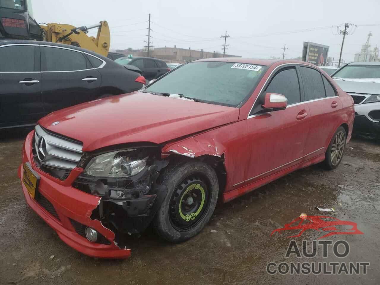 MERCEDES-BENZ C-CLASS 2009 - WDDGF54X29R076223