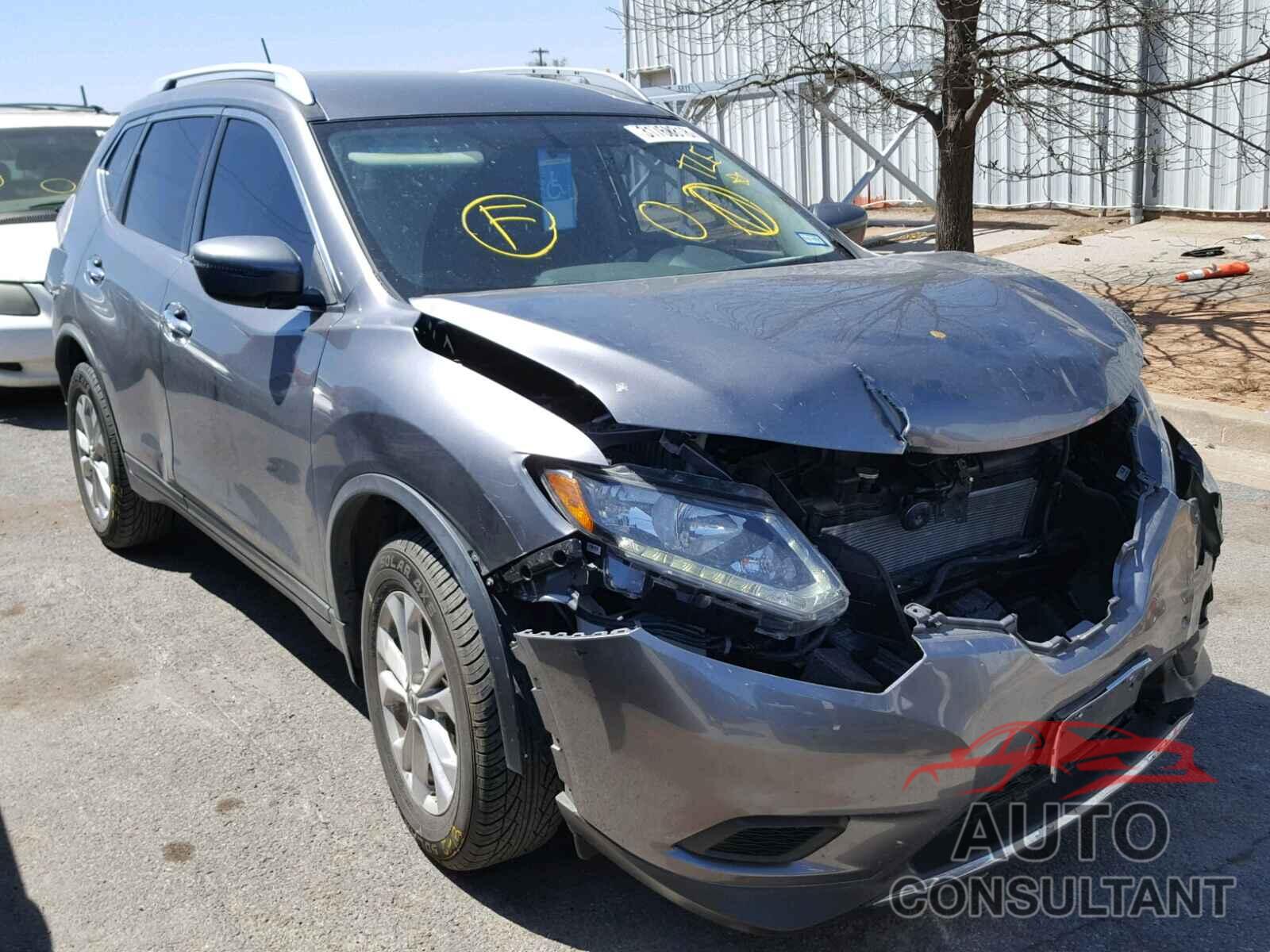 NISSAN ROGUE S 2016 - KNMAT2MT3GP597383