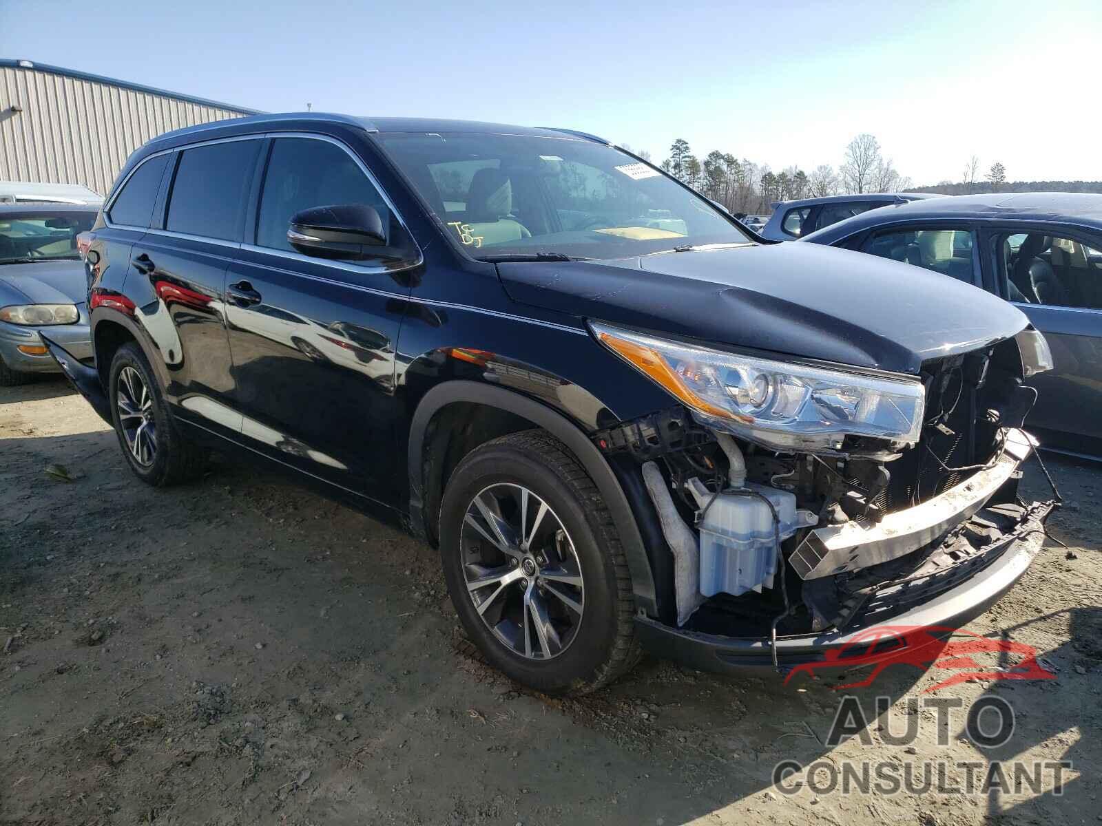 TOYOTA HIGHLANDER 2016 - 5TDKKRFH7GS141188