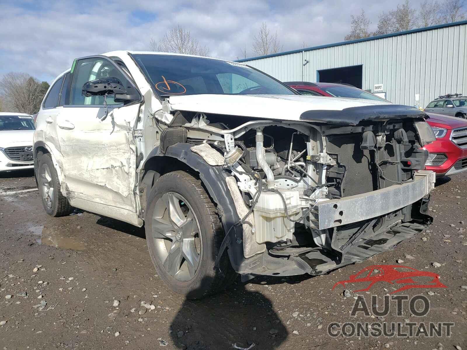 TOYOTA HIGHLANDER 2016 - 5TDBKRFH5GS303030