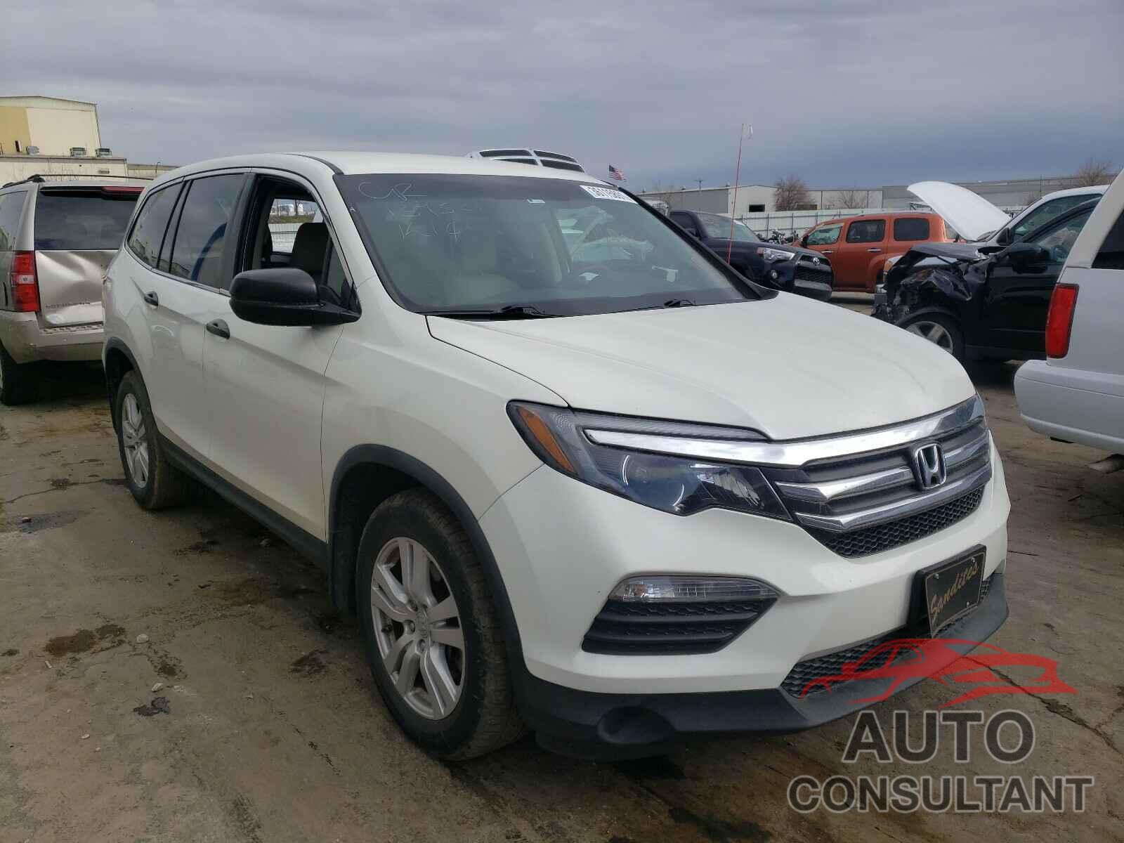 HONDA PILOT 2016 - 5FNYF6H17GB009758