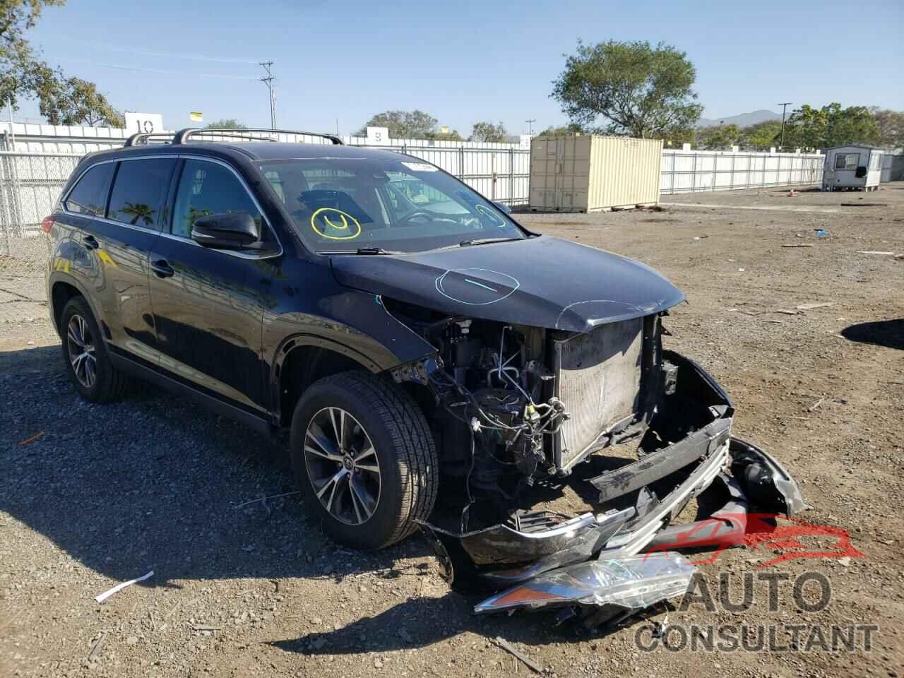 TOYOTA HIGHLANDER 2019 - 5TDZZRFH6KS306084