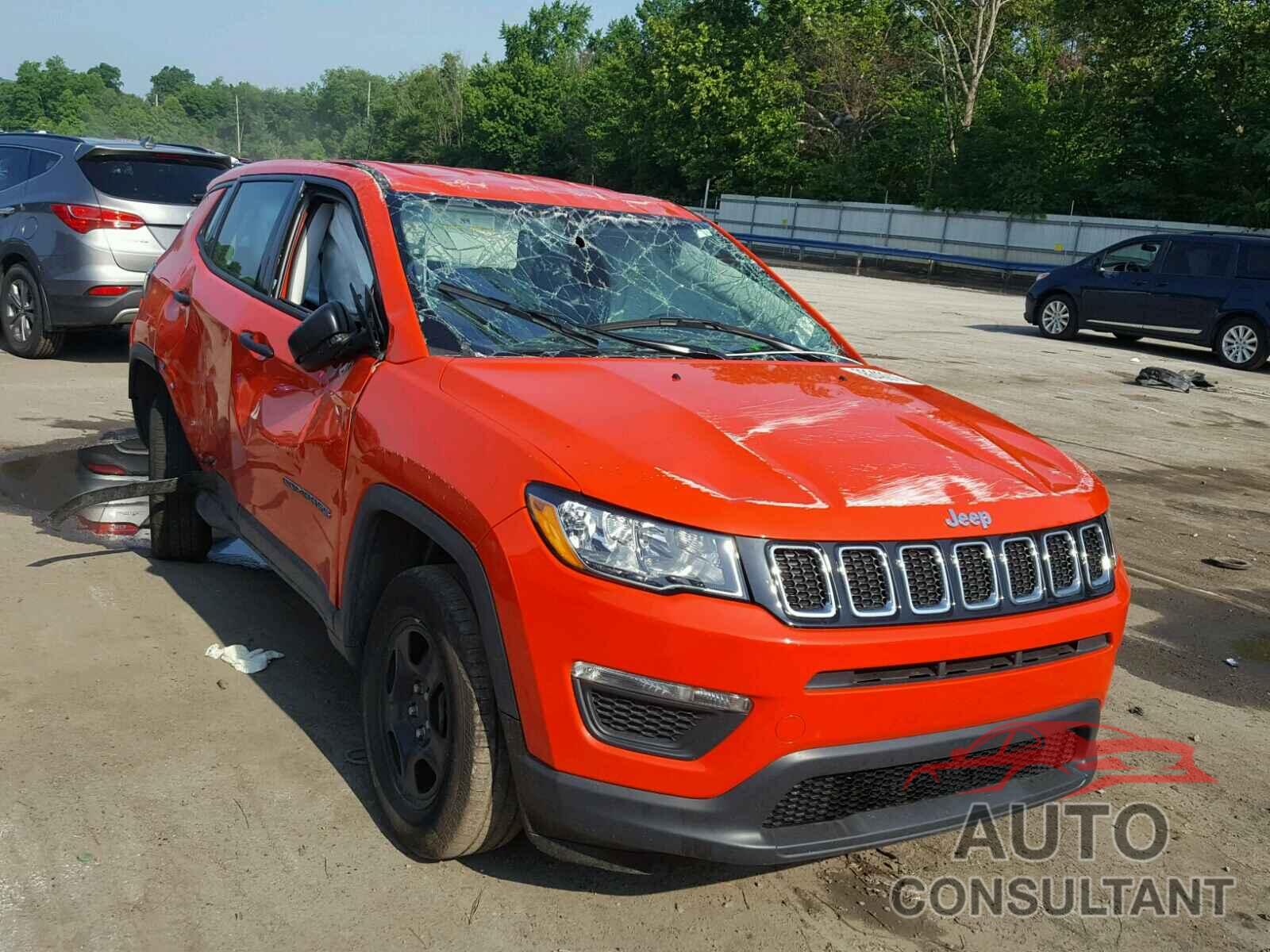 JEEP COMPASS 2017 - 3C4NJDAB5HT688912