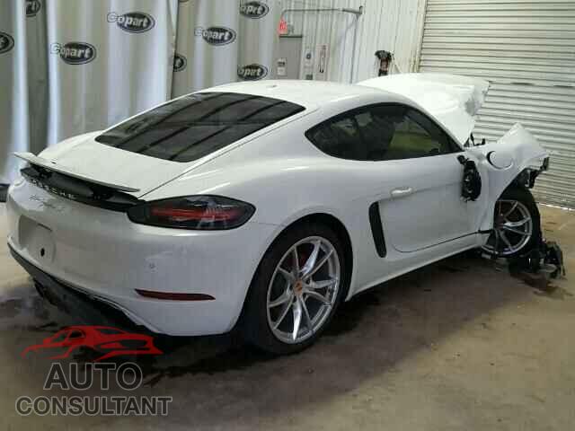 PORSCHE CAYMAN 2017 - WP0AB2A85HS285387
