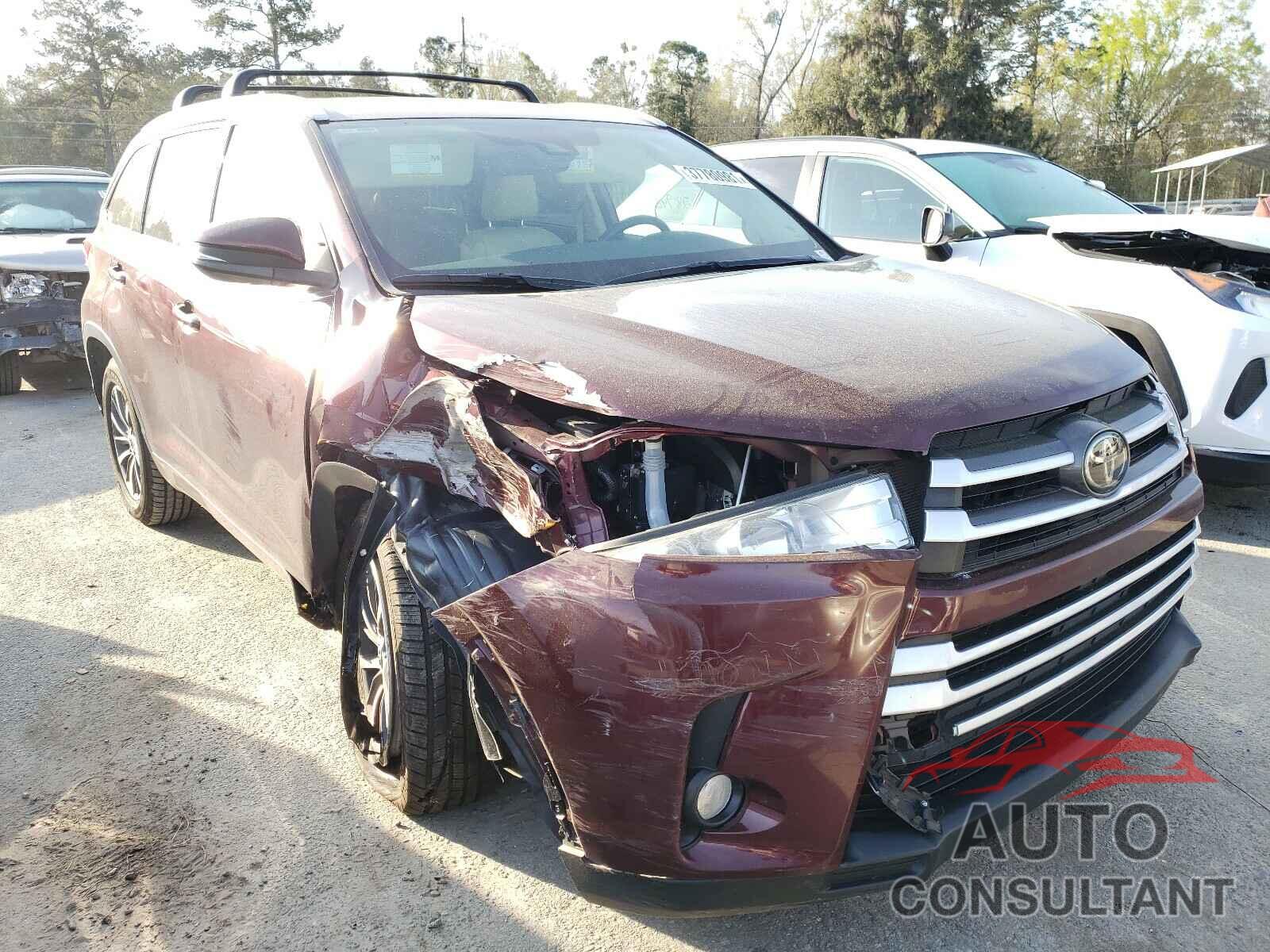 TOYOTA HIGHLANDER 2018 - 5TDKZRFH9JS258743