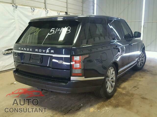 LAND ROVER RANGE ROVER HSE 2016 - SALGS2PFXGA313424