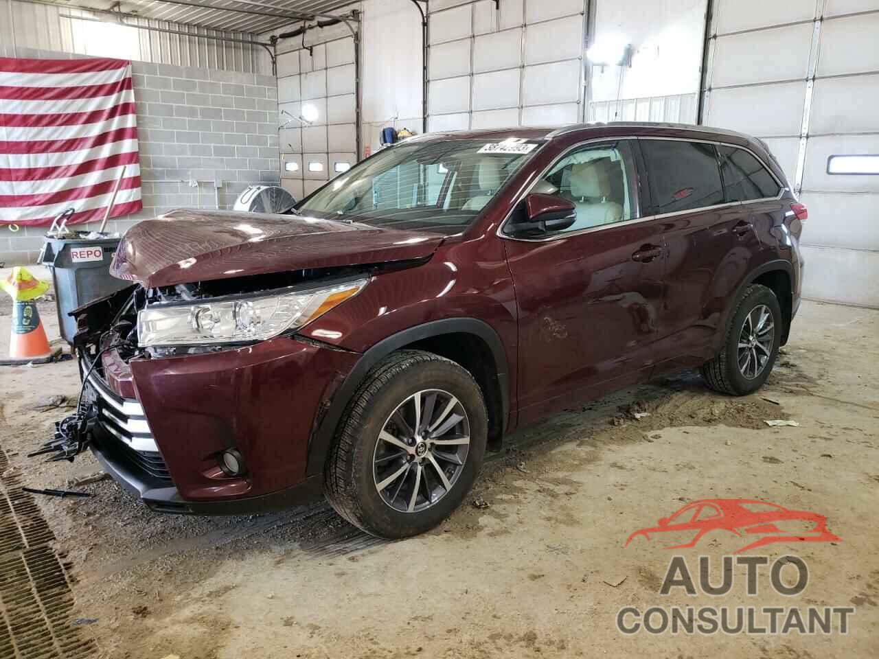 TOYOTA HIGHLANDER 2018 - 5TDJZRFH1JS833901