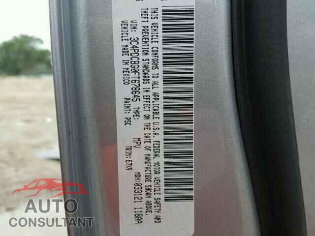 DODGE JOURNEY 2015 - 3C4PDCBG0FT678645