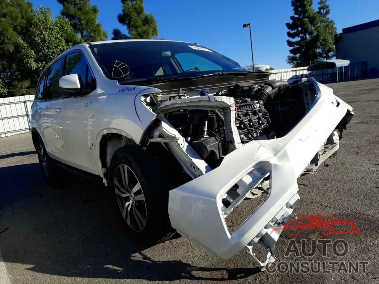 HONDA PILOT 2016 - 5FNYF5H55GB036678