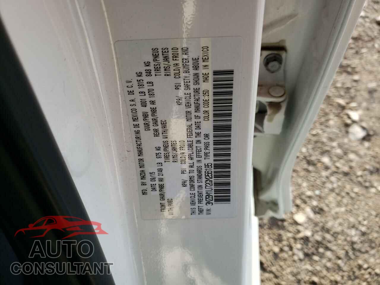 MAZDA 3 2016 - 3MZBM1U72GM256185