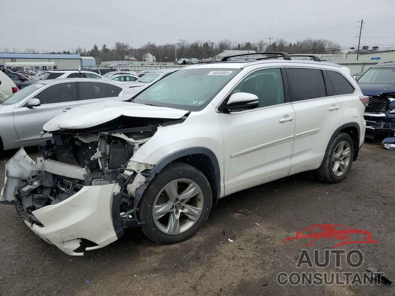 TOYOTA HIGHLANDER 2016 - 5TDDKRFH7GS336541