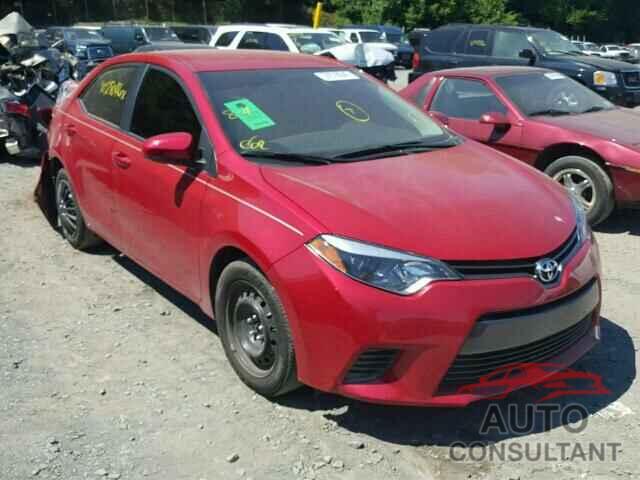 TOYOTA COROLLA 2015 - 2T1BURHE7FC400749