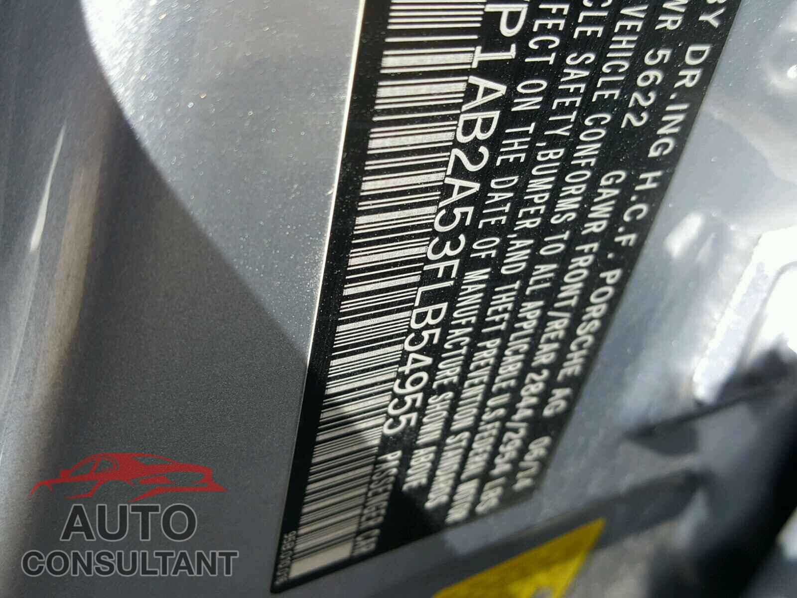 PORSCHE MACAN 2015 - WP1AB2A53FLB54955