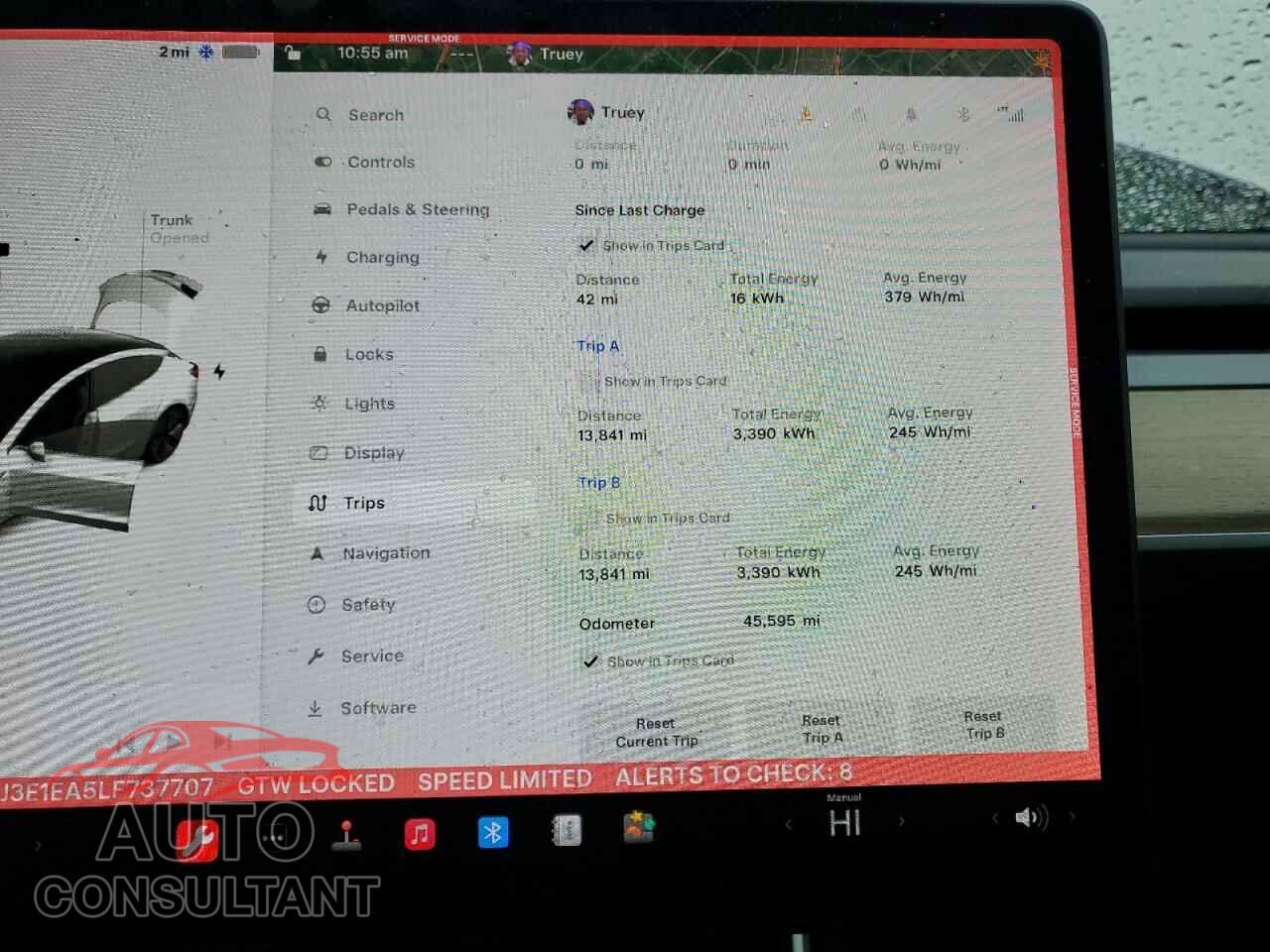 TESLA MODEL 3 2020 - 5YJ3E1EA5LF737707