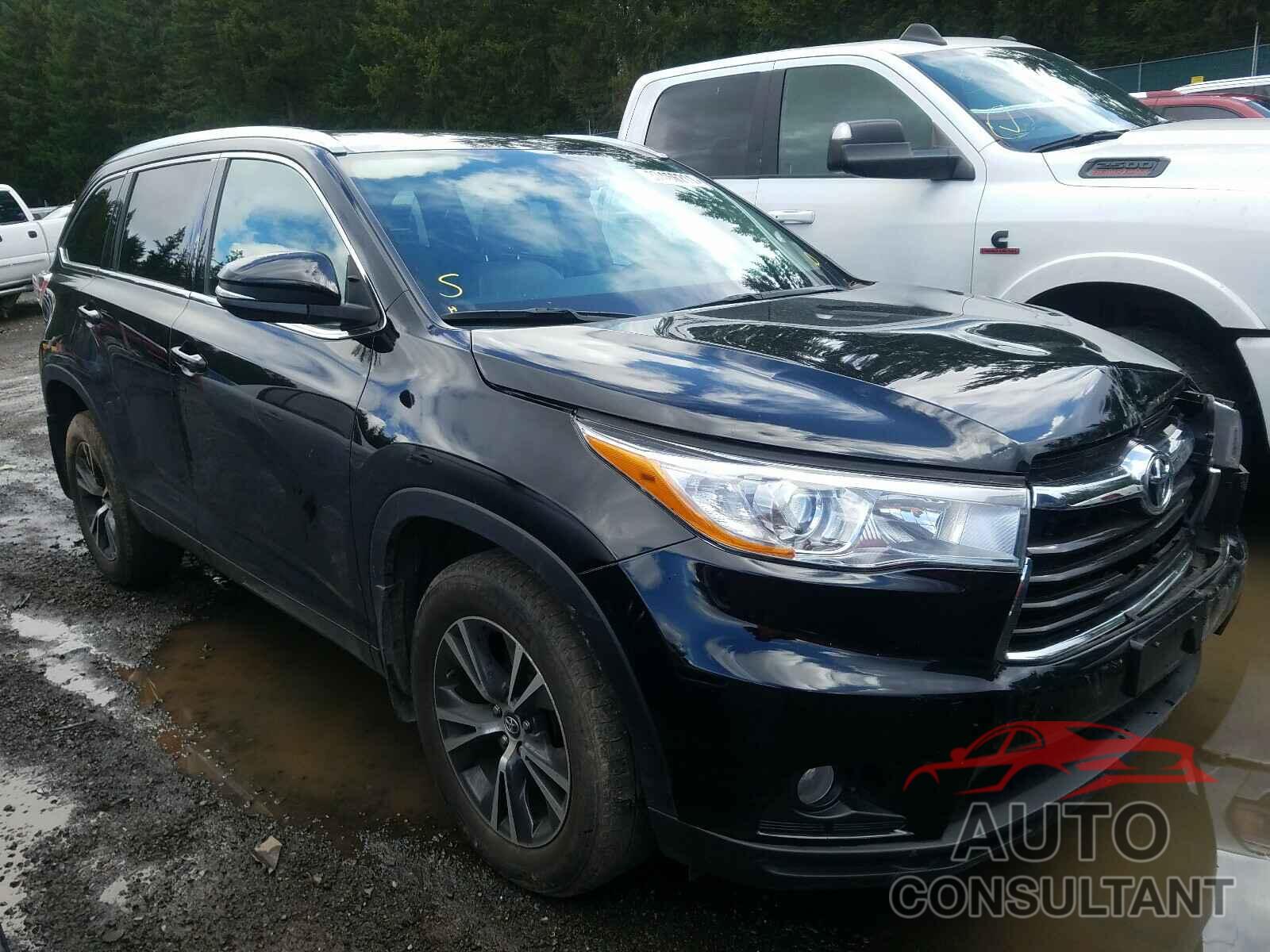 TOYOTA HIGHLANDER 2016 - 5TDJKRFH5GS347427