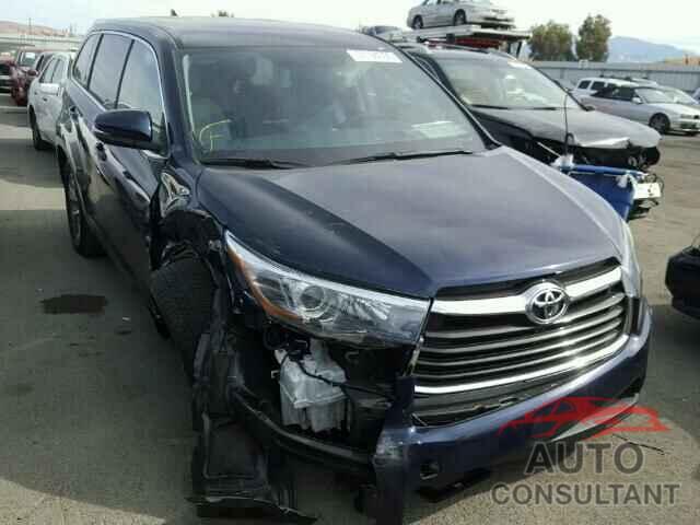 TOYOTA HIGHLANDER 2015 - 5TDZKRFHXFS071697