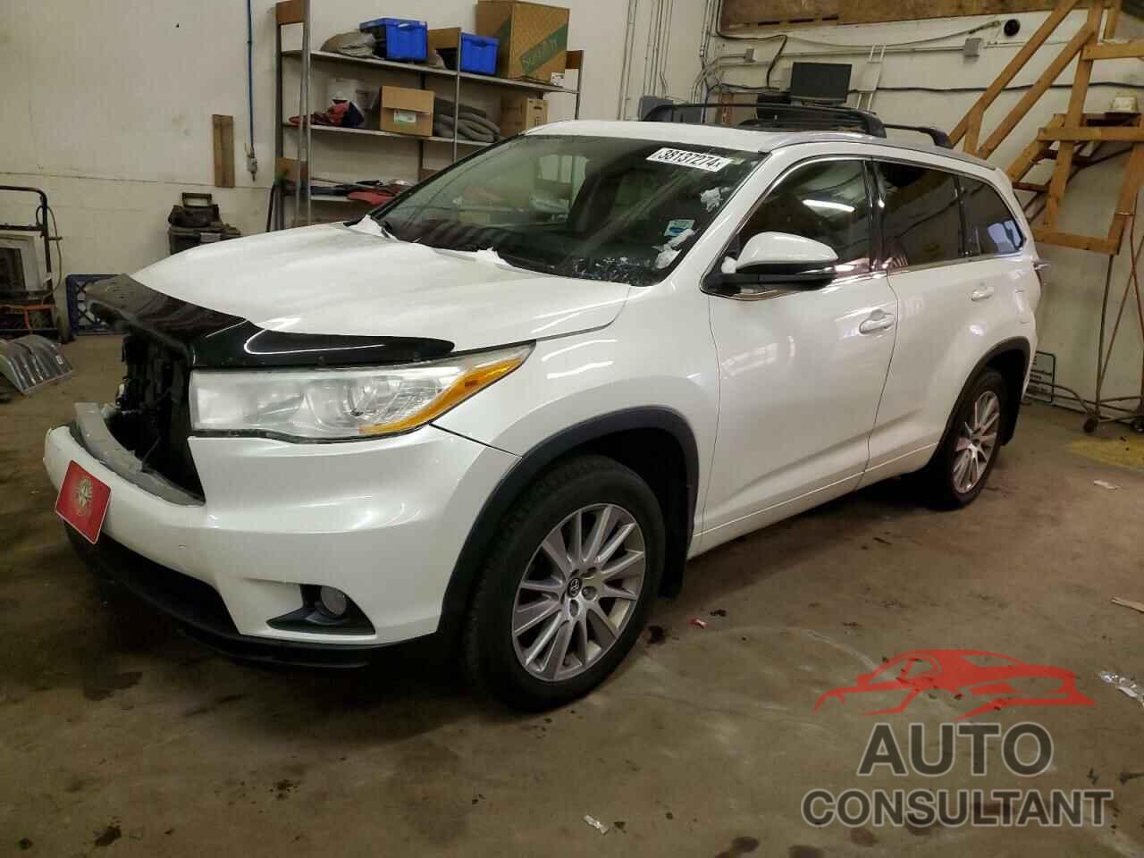 TOYOTA HIGHLANDER 2016 - 5TDJKRFH0GS334049