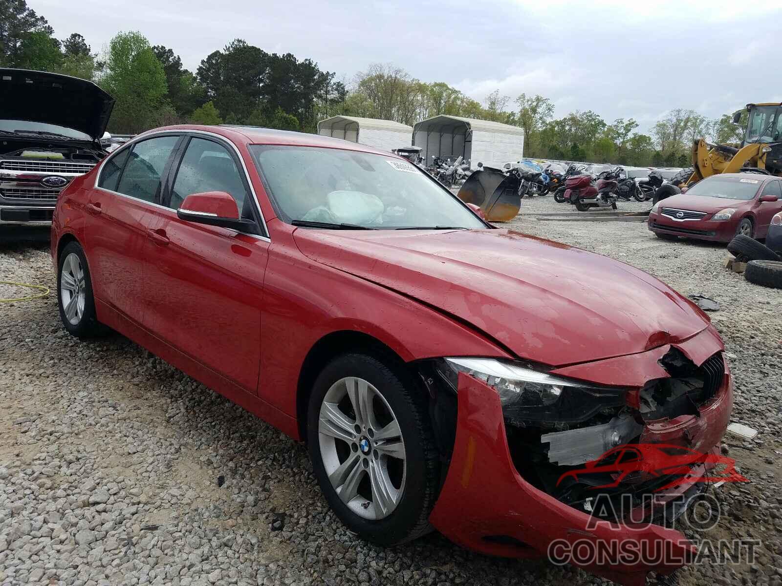 BMW 3 SERIES 2017 - WBA8B9G5XHNU50561