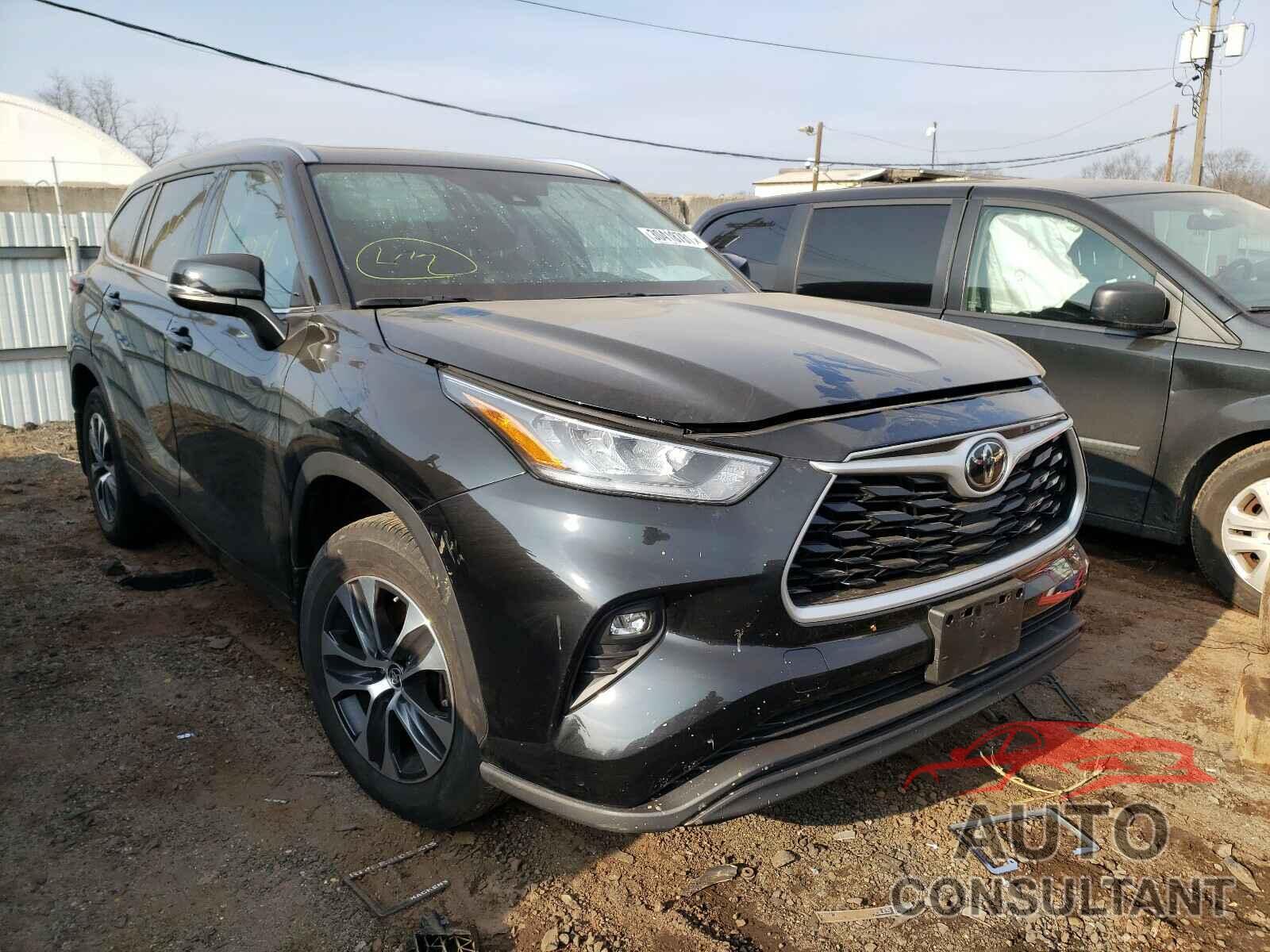 TOYOTA HIGHLANDER 2020 - 5TDHZRBH1LS511220