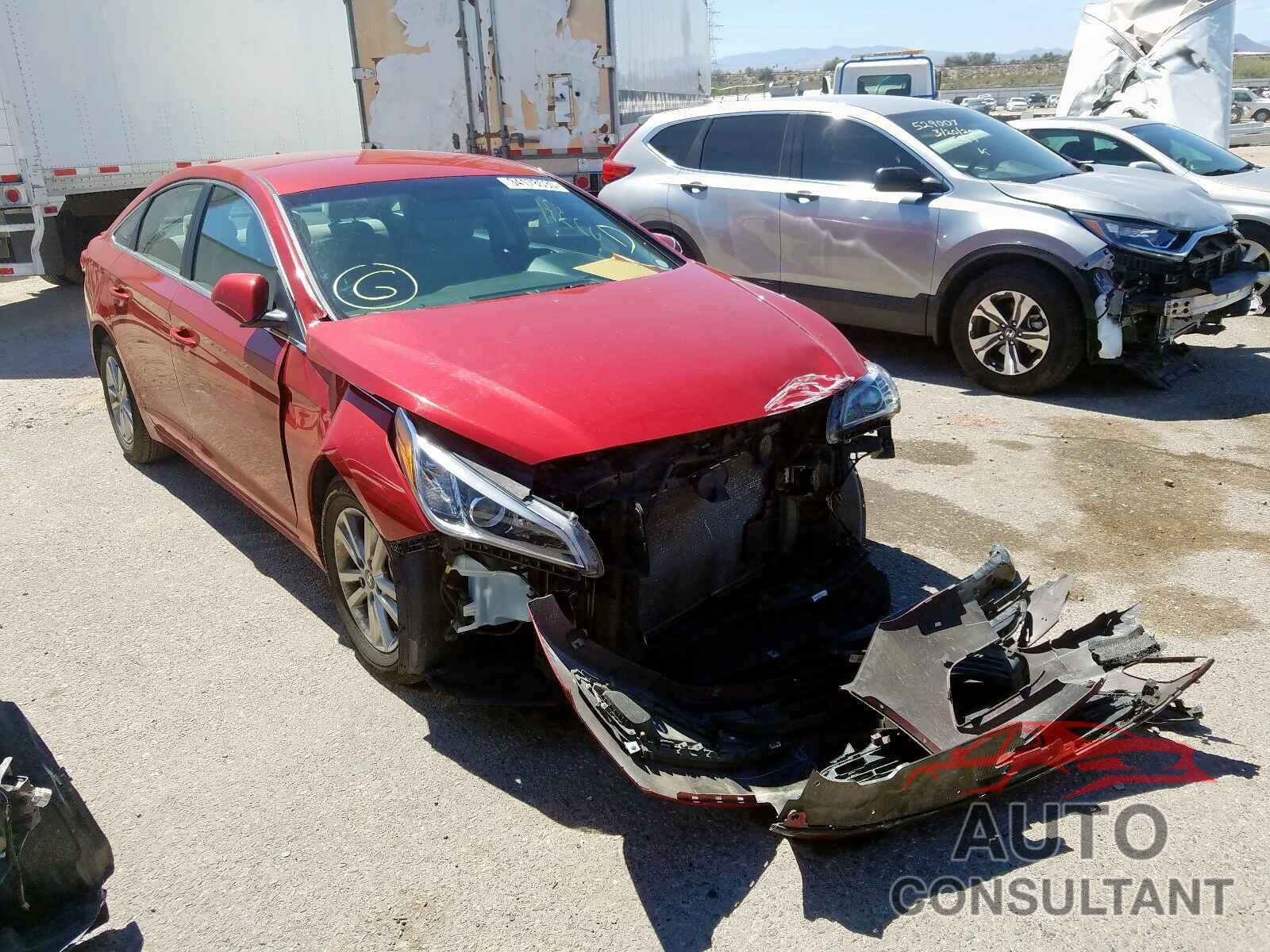 HYUNDAI SONATA 2017 - 5YFEPRAE9LP117179