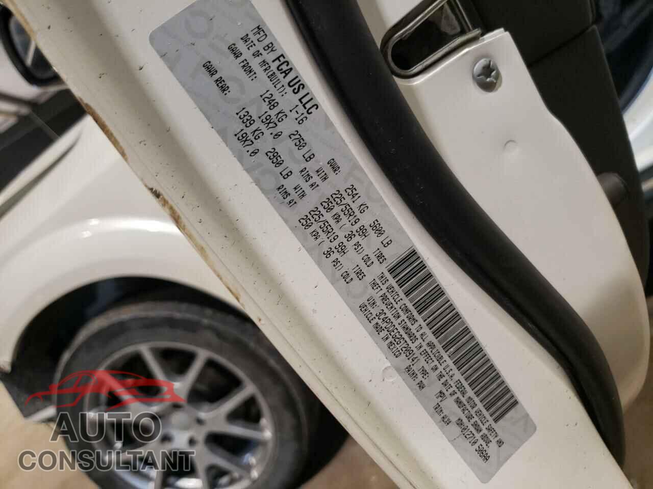 DODGE JOURNEY 2016 - 3C4PDDEG2GT209141