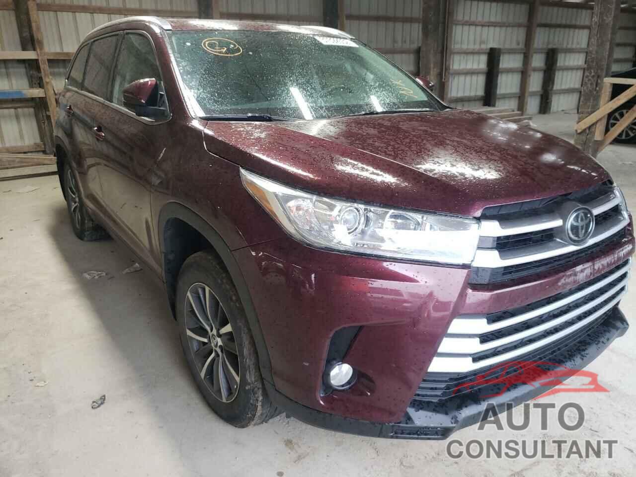 TOYOTA HIGHLANDER 2018 - 5TDJZRFH9JS870954
