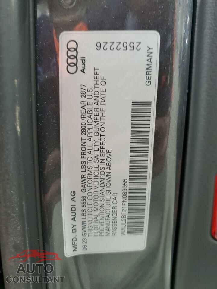 AUDI A6 2023 - WAUL2BF21PN089955