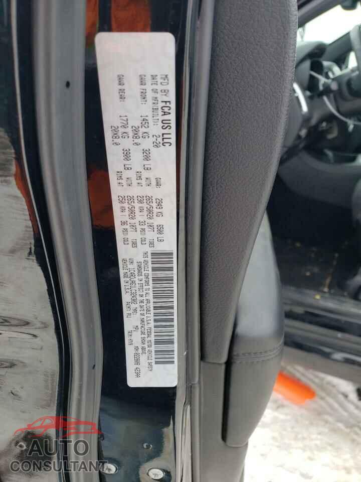DODGE DURANGO 2020 - 1C4RDJAG1LC324302