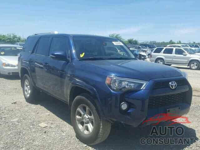 TOYOTA 4RUNNER 2016 - JTEBU5JR9G5281232