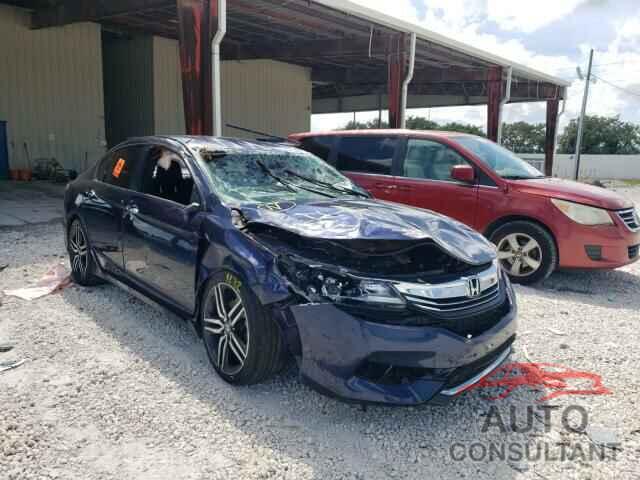 HONDA ACCORD 2017 - 1N4BL4BV5LC225314