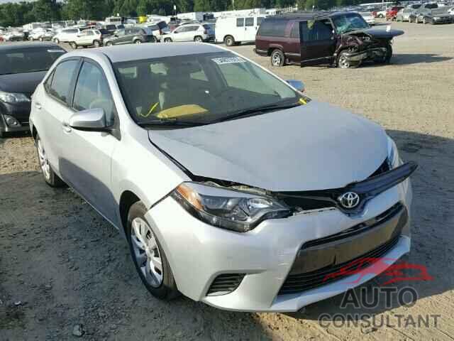 TOYOTA COROLLA 2016 - 5YFBURHE4GP371101