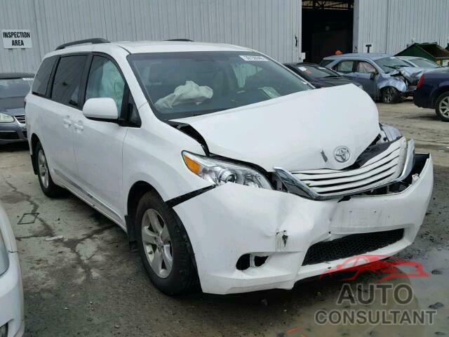 TOYOTA SIENNA 2017 - 5TDKZ3DCXHS898166