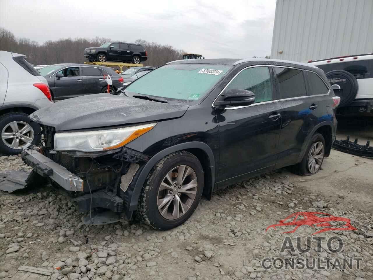 TOYOTA HIGHLANDER 2016 - 5TDJKRFH0GS291137