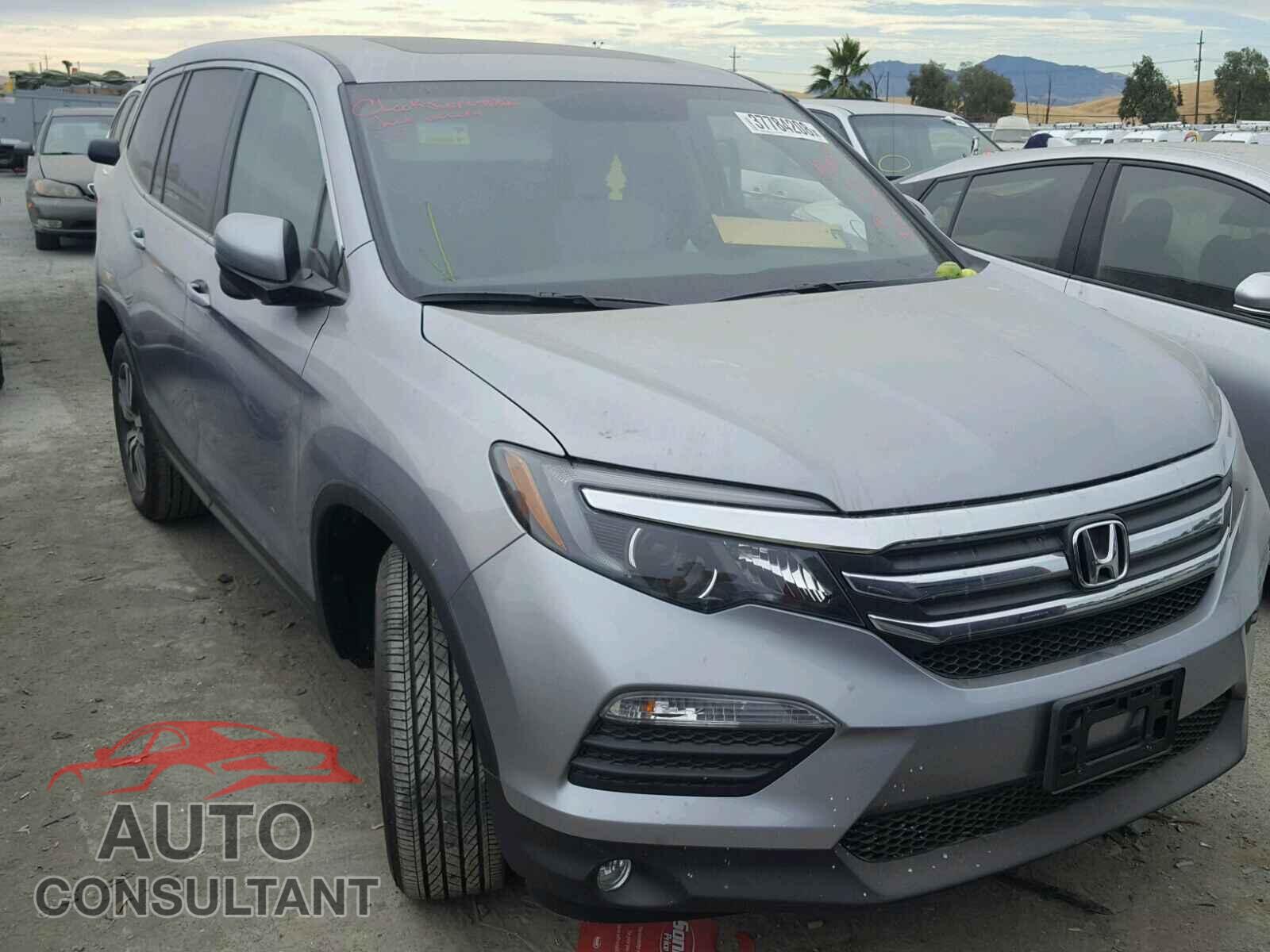 HONDA PILOT EXL 2017 - 5FNYF5H84HB034142